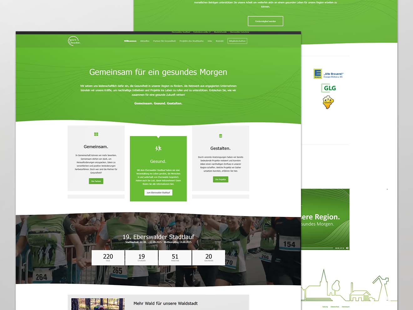 Partner für Gesundheit e.V. - Erstellung und Betreuung der Internetseite